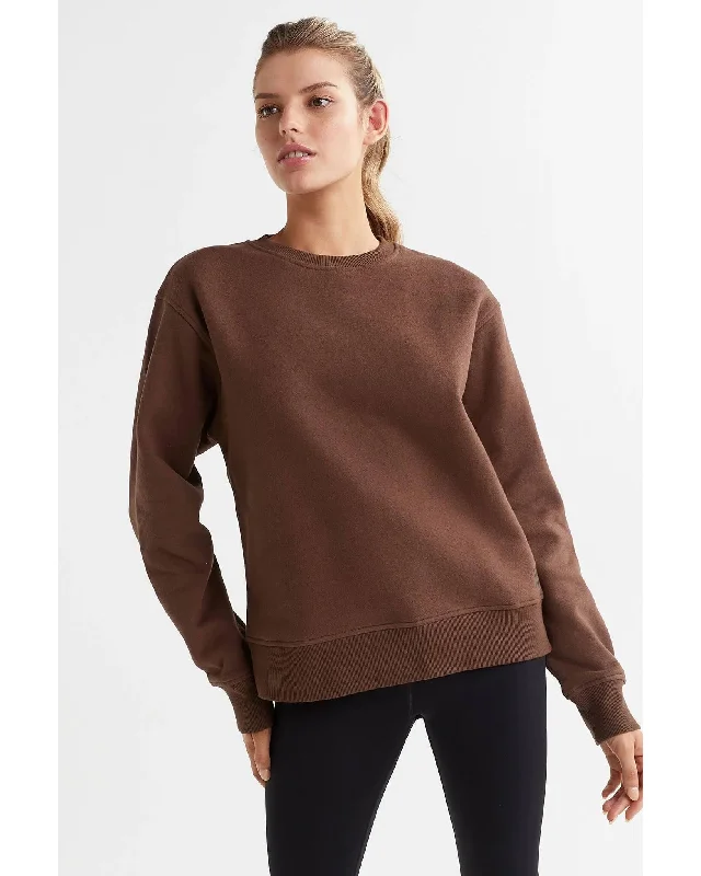 Lilybod Millie Classic Fleece Crew - Peppercorn