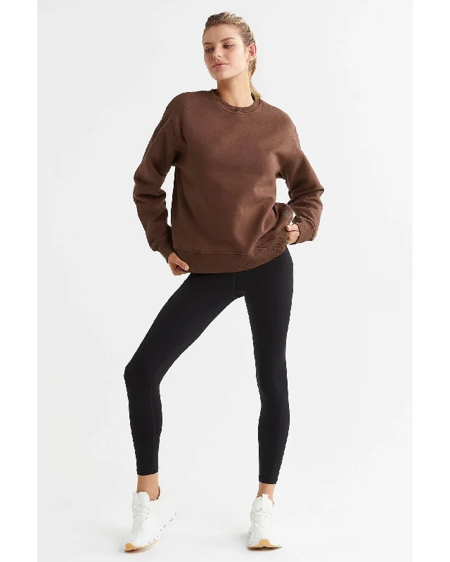 Lilybod Millie Classic Fleece Crew - Peppercorn