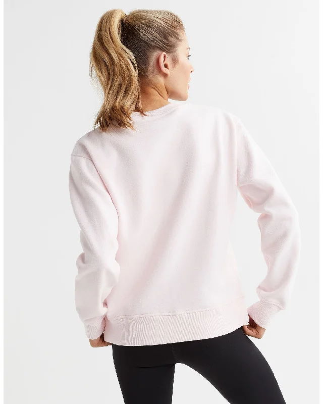 Lilybod Millie Classic Fleece Crew - Powder Pink