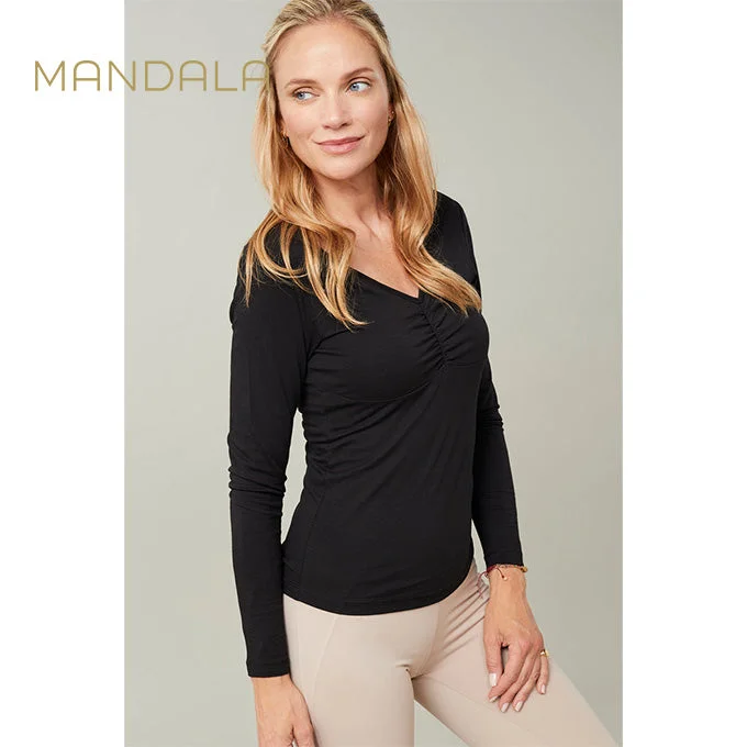 Mandala Top Celine - black