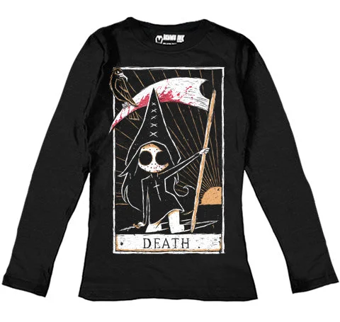 The Death Card Women Long Sleeve Tshirt