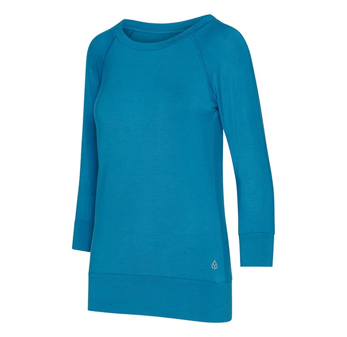 Yamadhi Casual ¾ Modal Yoga Longsleeve - Lyons Blue