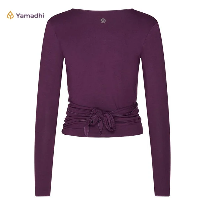 Yoga Yamadhi Wickeljacke Modal - deep purple