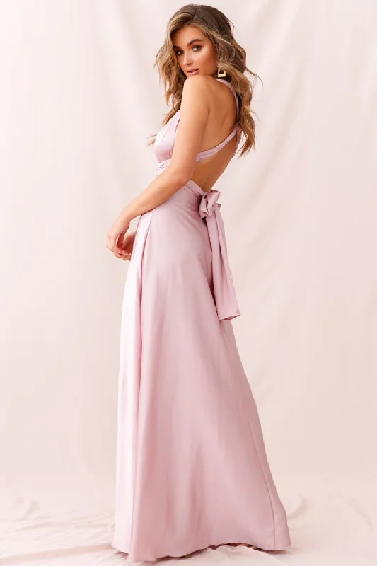 Ariana Multiway Maxi Dress Blush