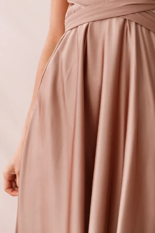 Ariana Multiway Maxi Dress Mocha