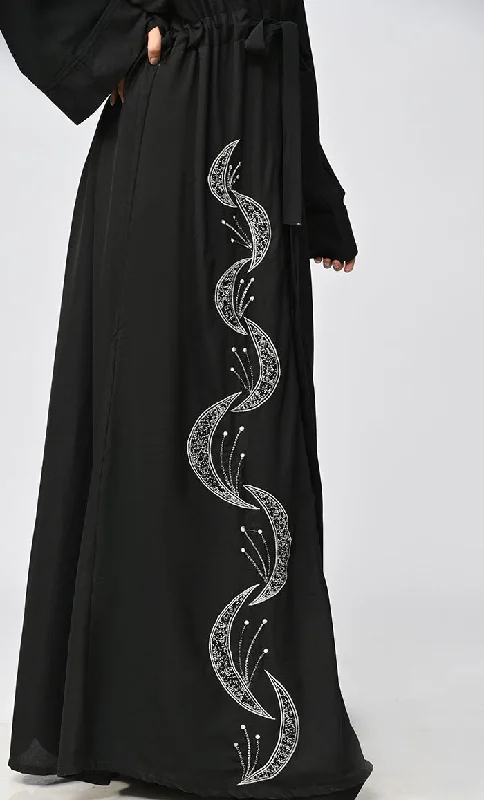 Buy Modest Islamic Embroidered Detailing Shrug\Bisht