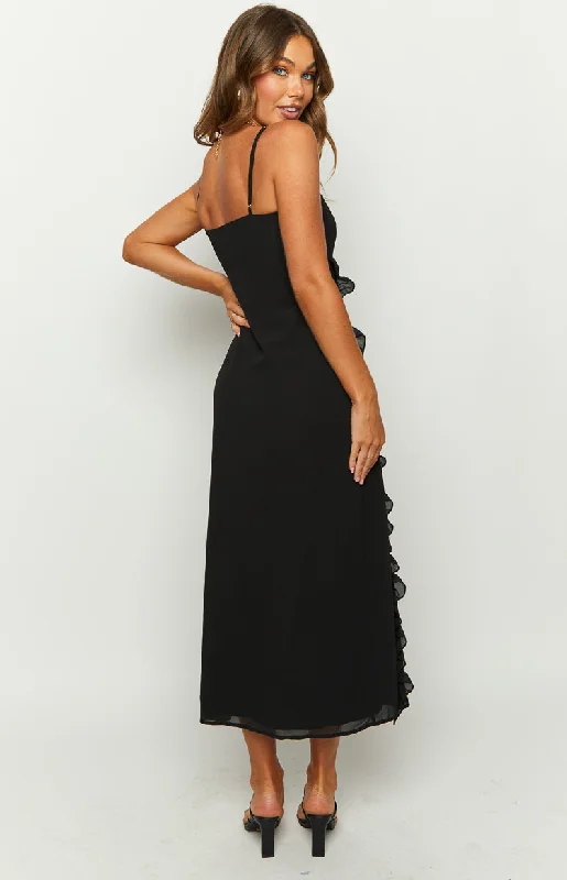 Dream On Black Maxi Dress