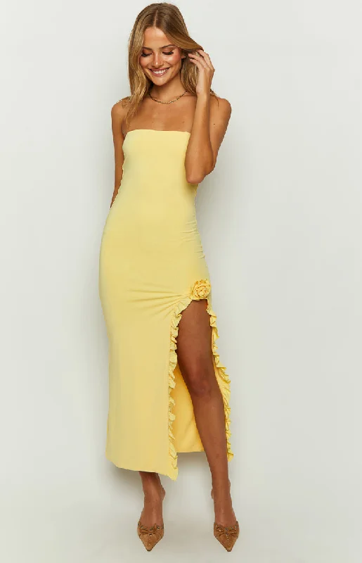 Orlando Yellow Maxi Dress