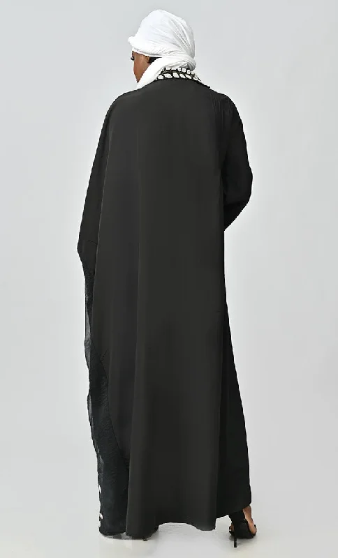 Pariwash Islamic Beautiful Embroidered Kaftan Style Abaya