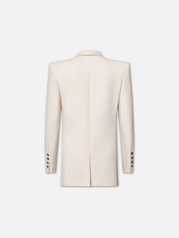 Shawl Collar Blazer -- Cream