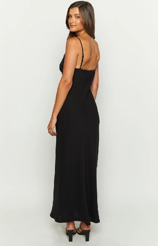 Stacy Black Maxi Dress