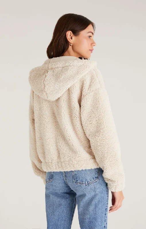 Zuri Sherpa Zip Up Jacket